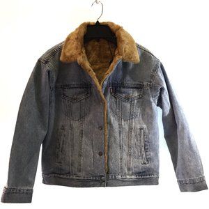 Levi's Reversible Faux Fur Trucker Jacket